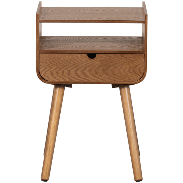 WOOOD nachtkastje/bijzettafel Nils – Hout – Naturel – 54x36x30